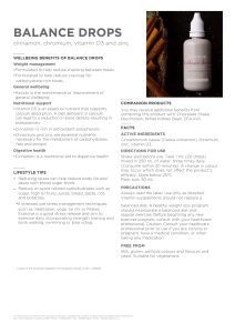 Modere Balance Drops